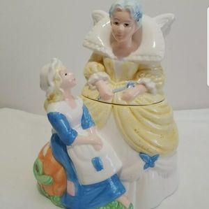 Cinderella And Godmother Cookie Jar Extremely HTF